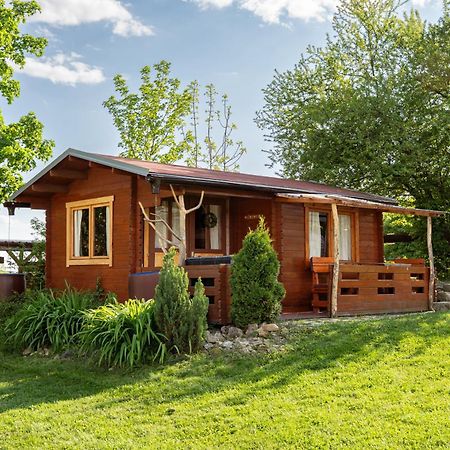 فيلا Cozy Wood Hut On The Farm Trebivlice المظهر الخارجي الصورة
